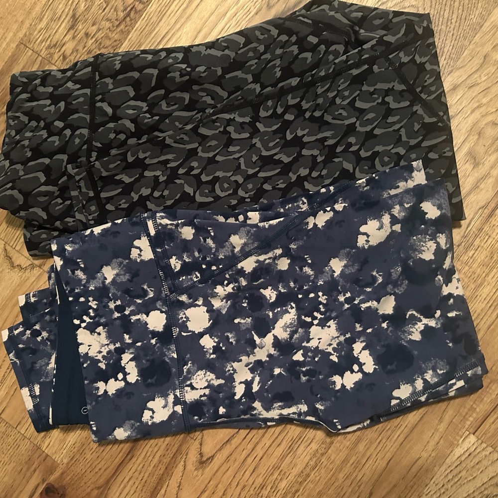 Sweaty Betty Lot of 2 Power 7/8 Leggings Size L